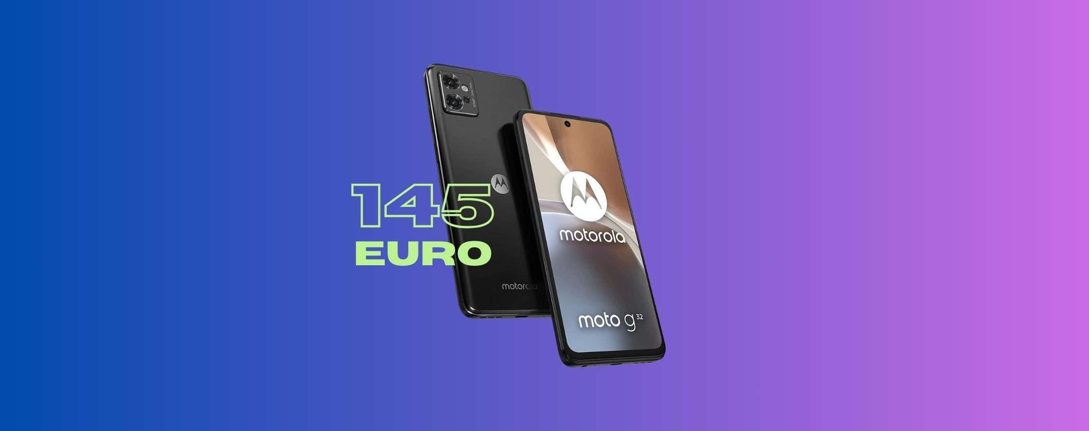 Motorola moto g32: su Amazon è in promo a 145€