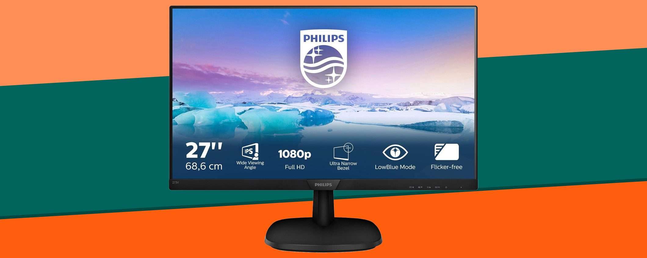 Cyber Monday: monitor Philips da 27 pollici a 99€