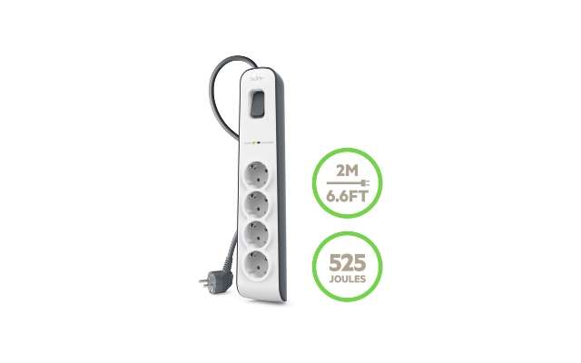 Presa Antenna TV/RF Kopp 113015081: 2 Uscite E Presa Di Passaggio, Colore Argento-Antracite