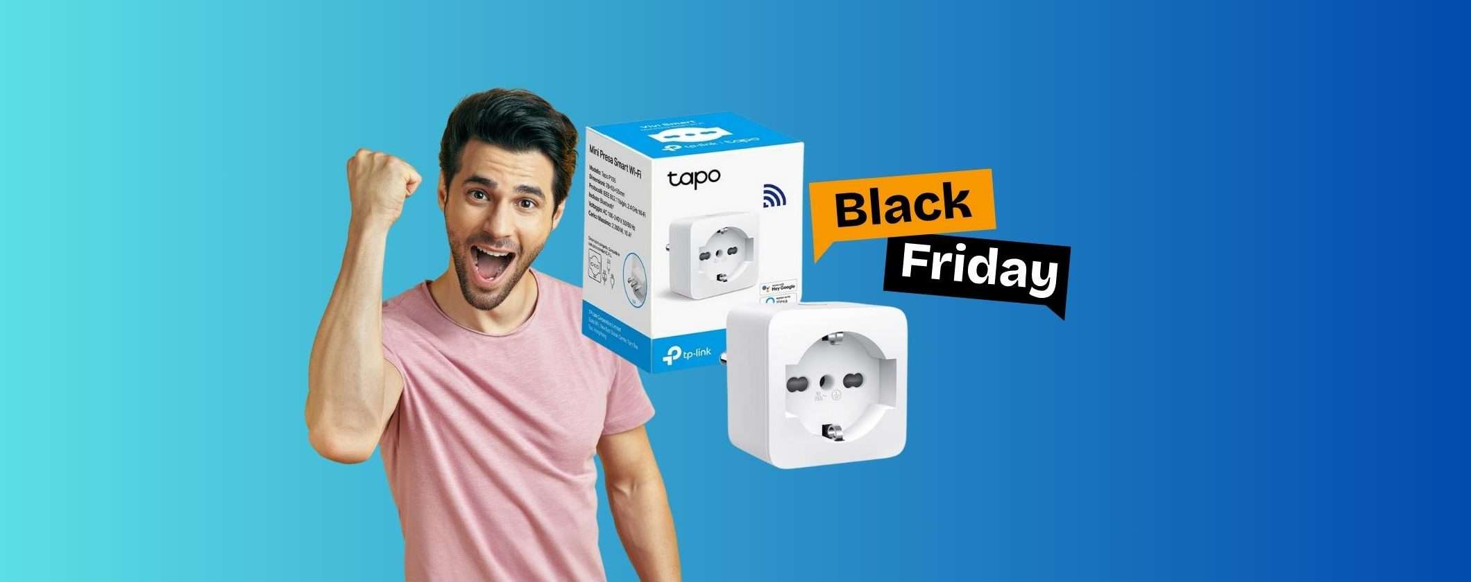 Presa WiFi Tapo: meno di 10€ per l'ultimo giorno di Black Friday
