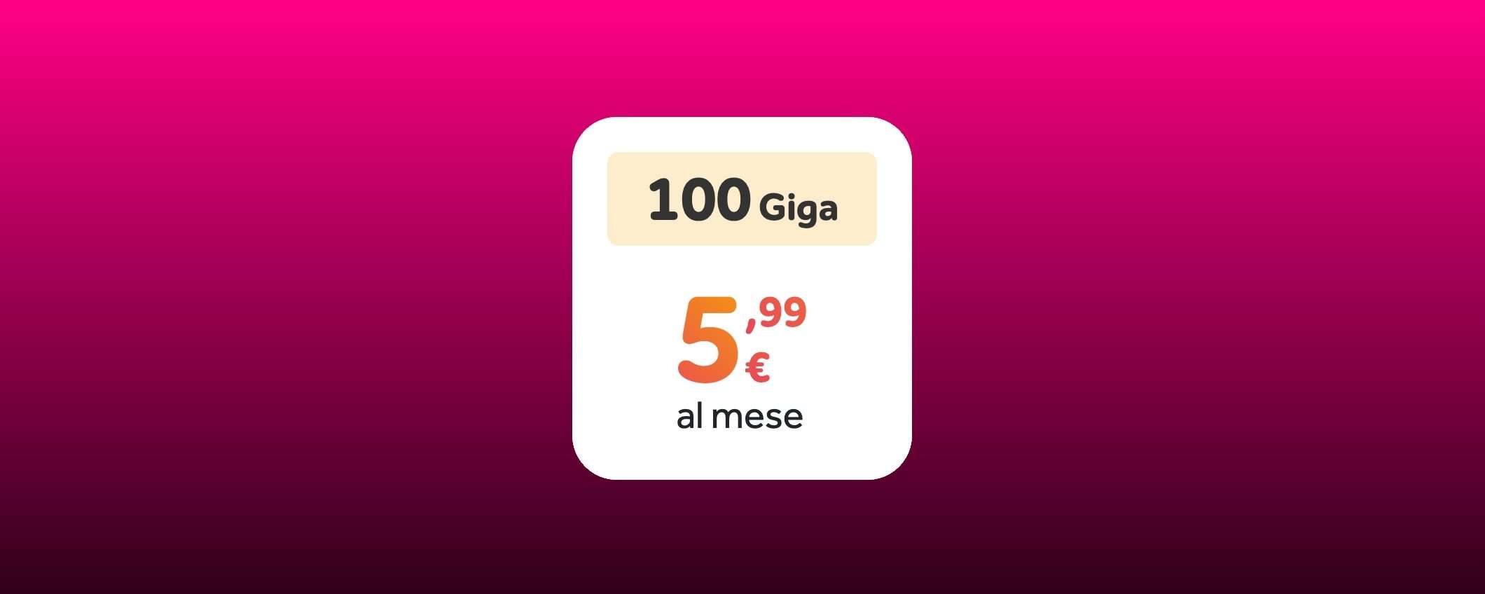 Ho Mobile 100GB: promo BOMBA a meno di 6€ al mese