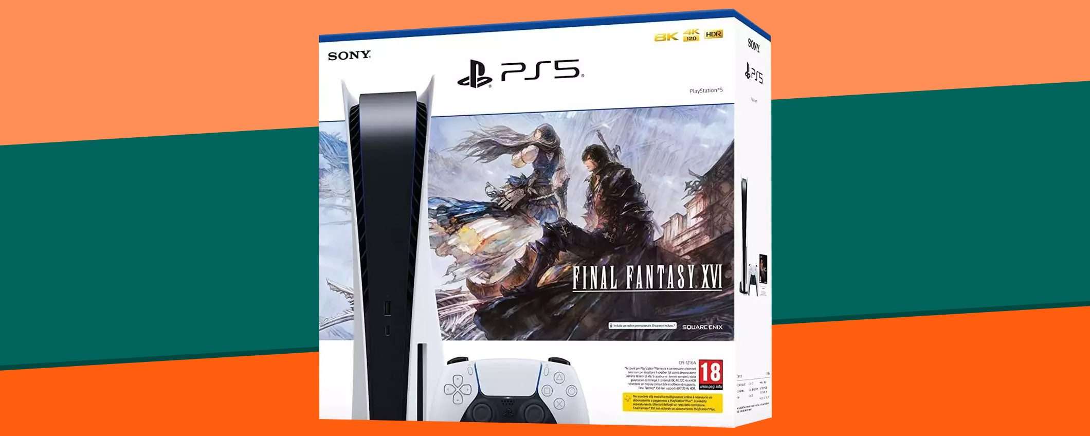 Black Friday: bundle PS5+Final Fantasy XVI a -150€