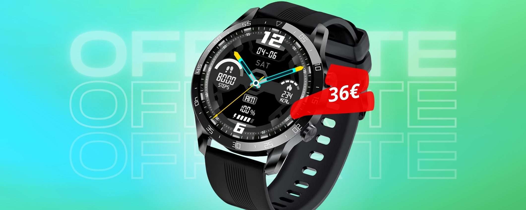 Blackview X1, uno smartwatch con chiamate Bluetooth a meno di 40€