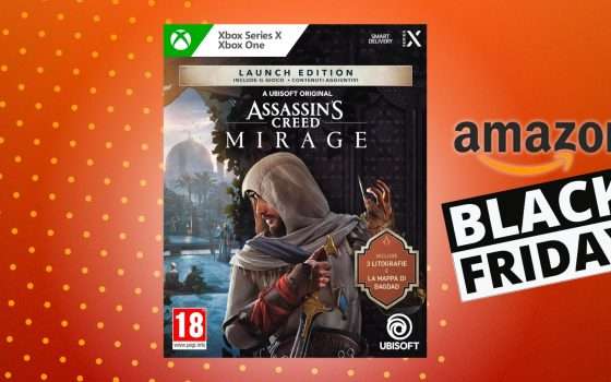 Assassin's Creed Mirage Launch Edition, esclusiva AMAZON al Black Friday