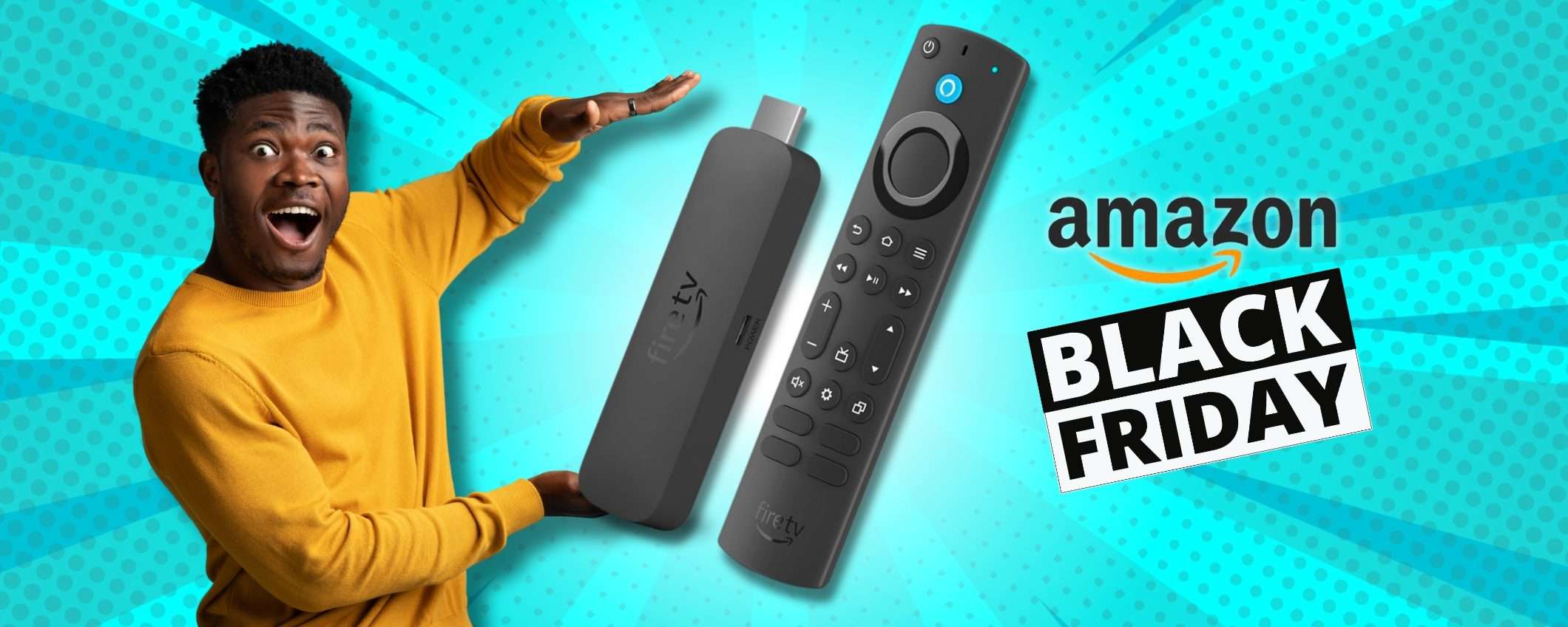 Fire TV Stick 4K Max rende il televisore di ULTIMA generazione (-29%)