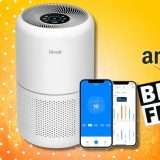 Allergia ADDIO con purificatore d'aria HEPA, affare Black Friday
