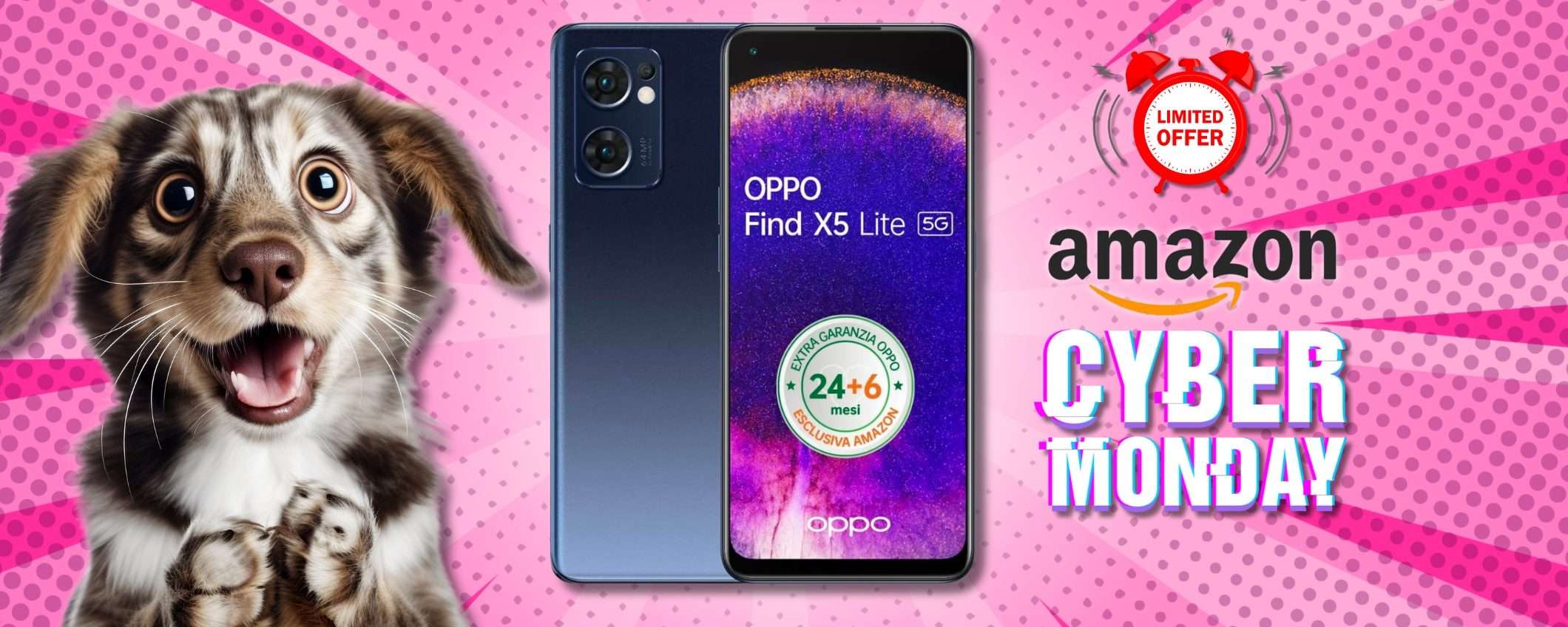 OPPO Find X5 Lite è lo smartphone del Cyber Monday: offerta LIMITATA