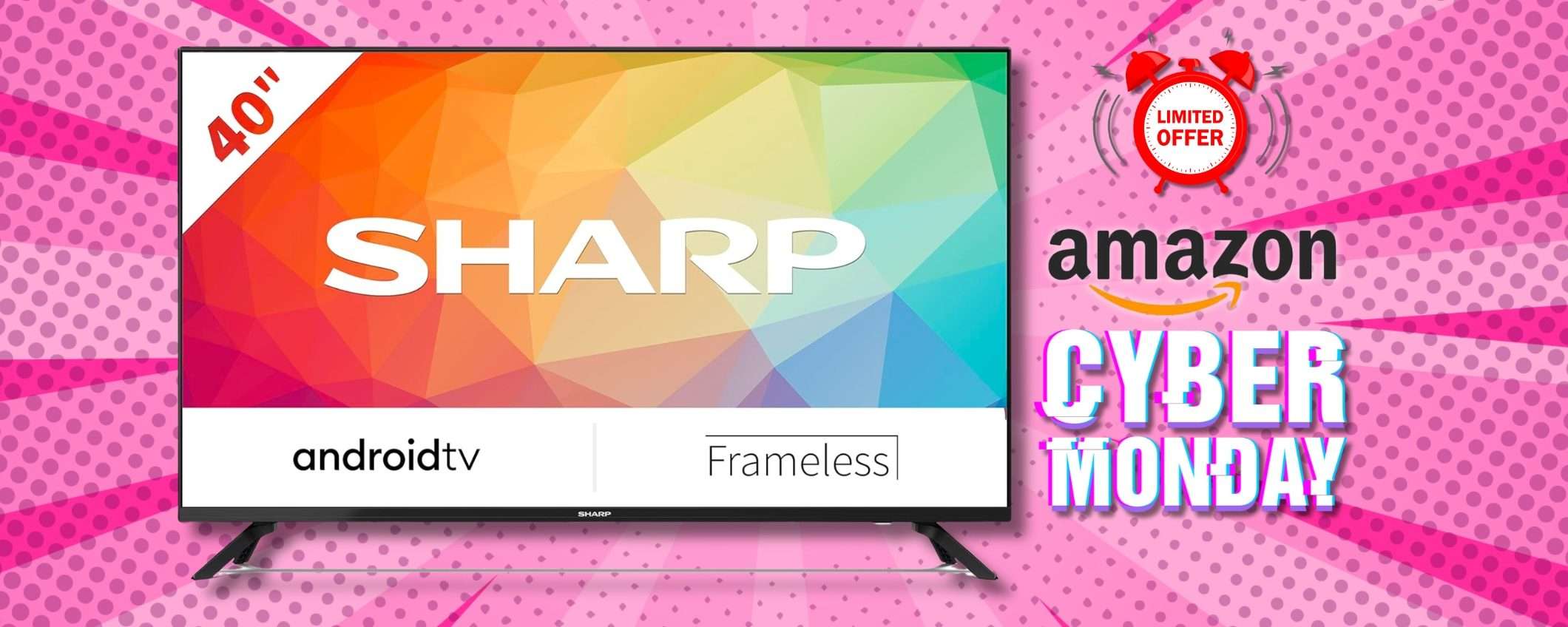 SMART TV 40 pollici risoluzione FHD e Chromecast: sotto i 250€ è TOP