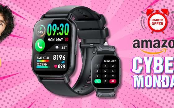 Smartwatch 112 modalità sportive e chiamate Bluetooth: 29€ è FOLLIA