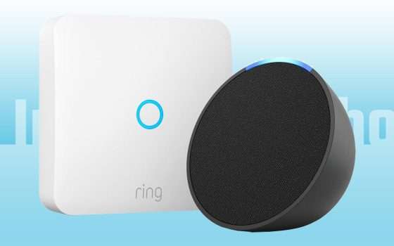 Echo Pop + Ring Intercom, combinazione TOP per la casa in sconto su Amazon (-27%)