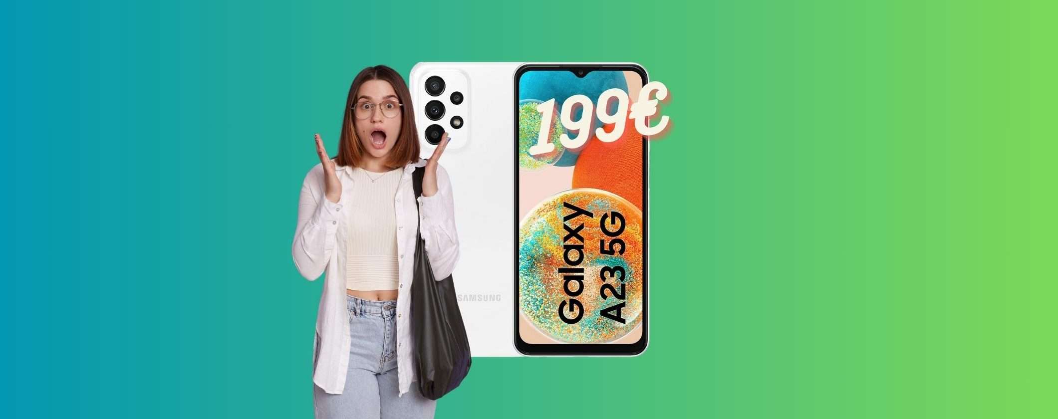 Samsung Galaxy A23: ULTIMI PEZZI a soli 199€ Su Amazon
