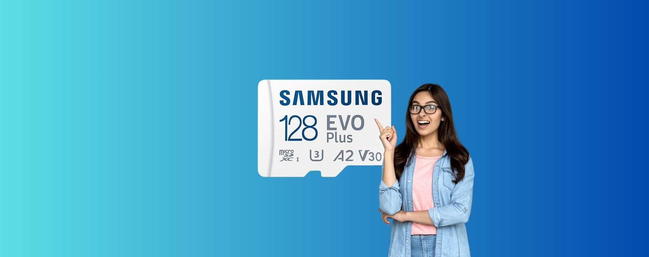 Samsung MicroSD 128GB: versatilità e potenza a soli 19€