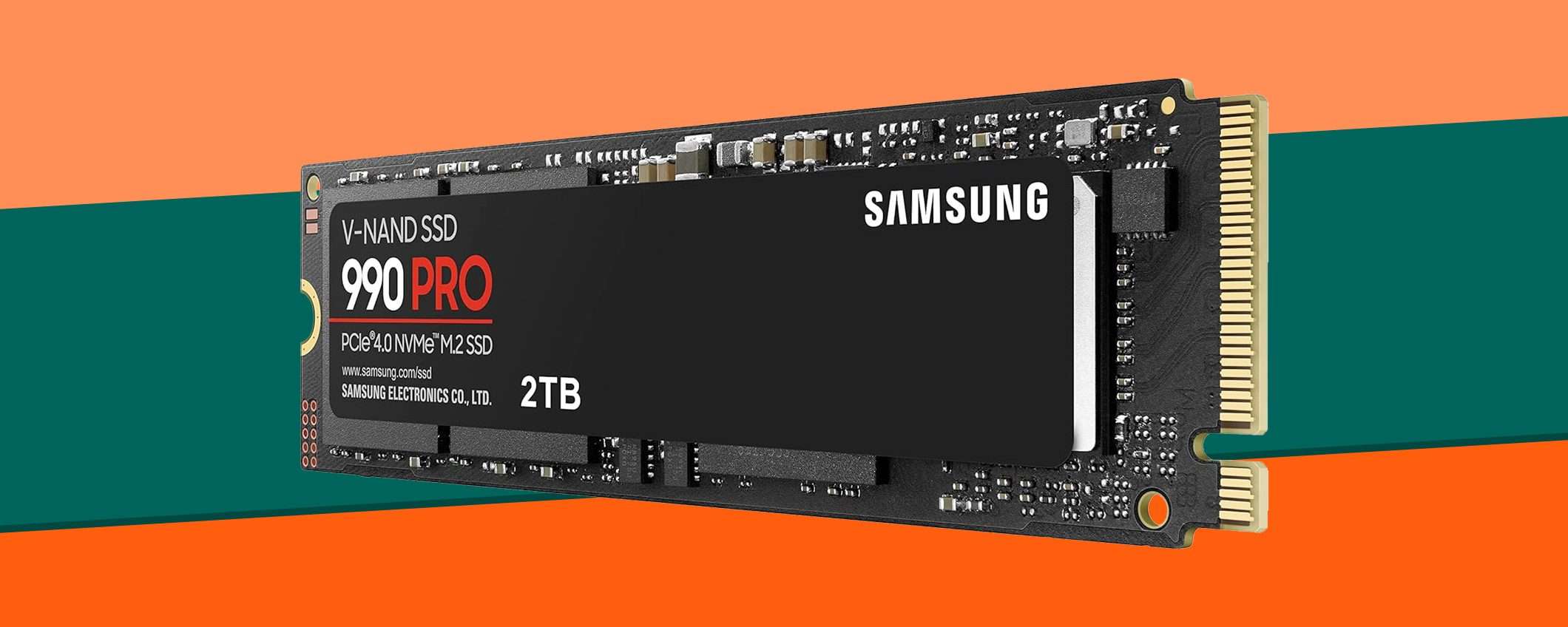 Black Friday: SSD Samsung 2TB al MINIMO STORICO