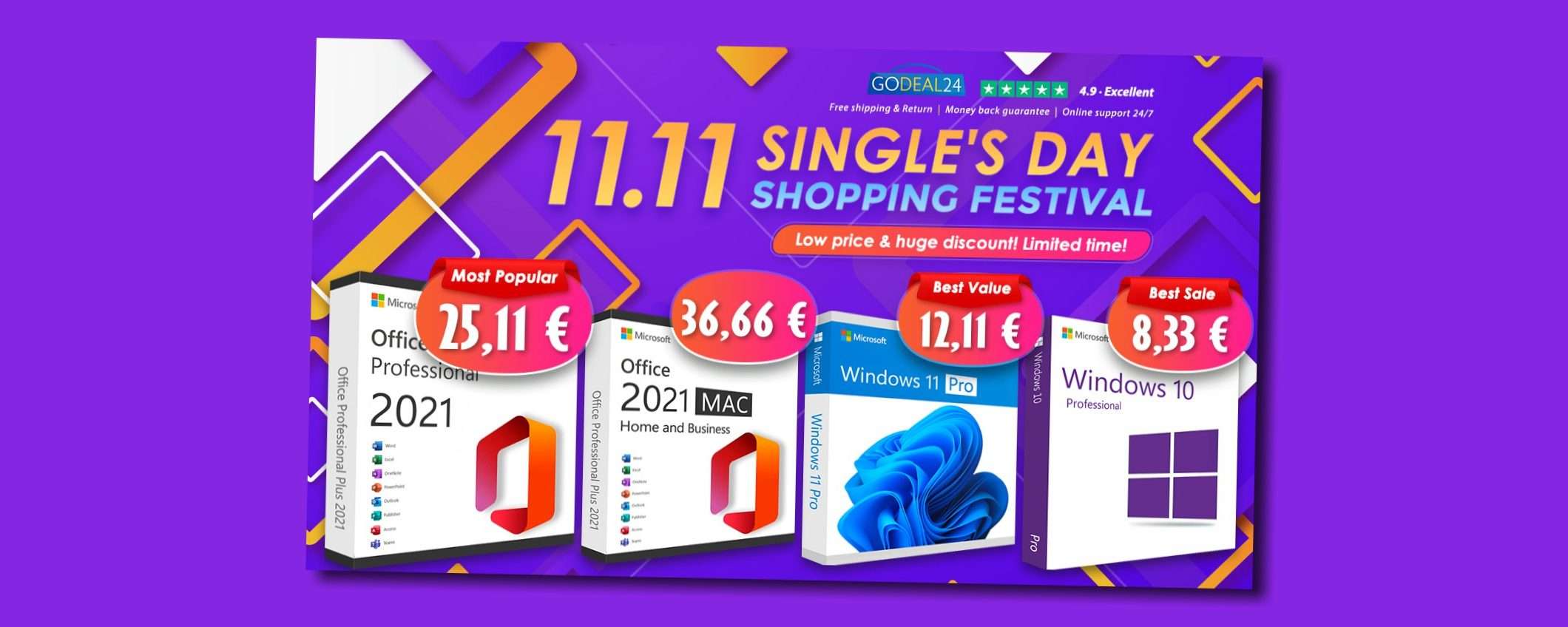 Aspettando il Black Friday: licenze software a soli 6,5€ per il Single Day