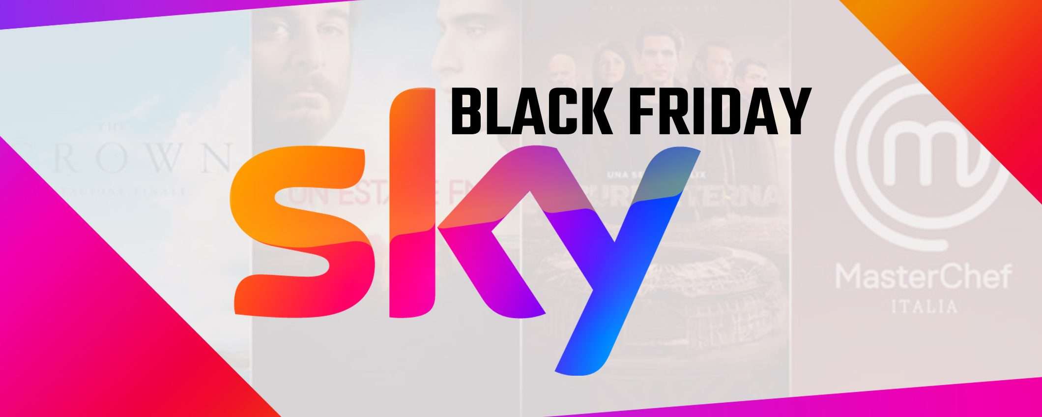 Sky TV e Netflix insieme al prezzo più basso di sempre per il Black Friday