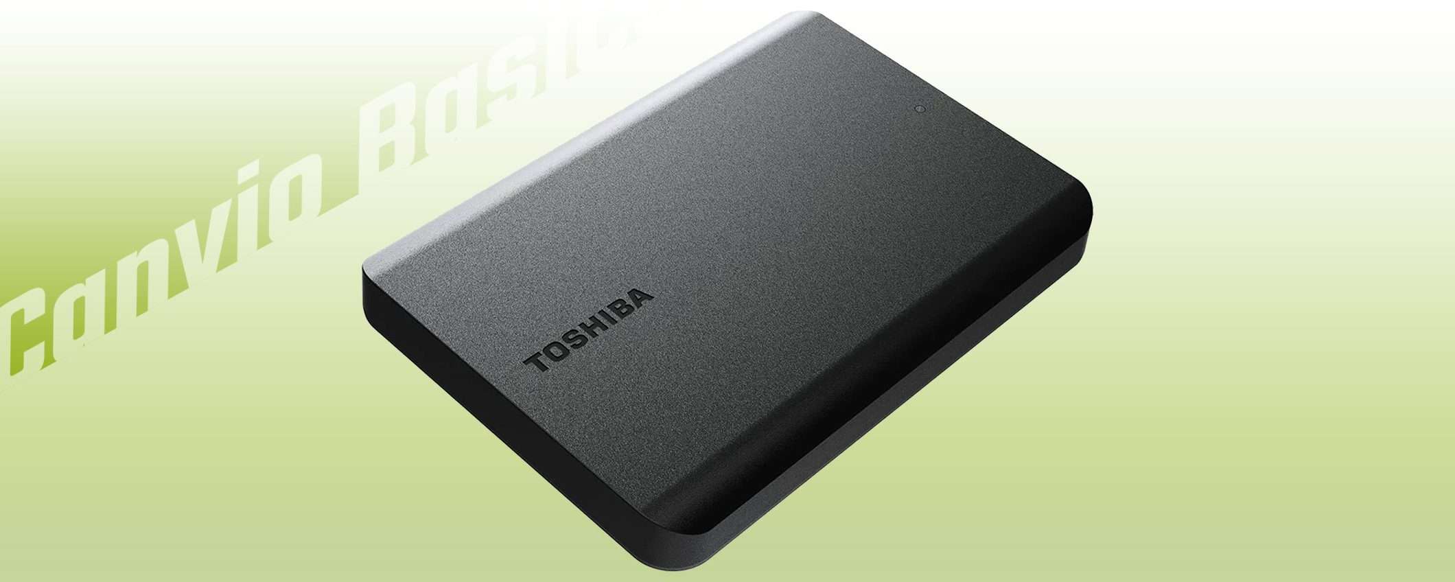 4 TB in tasca: l'offerta sul disco esterno Toshiba