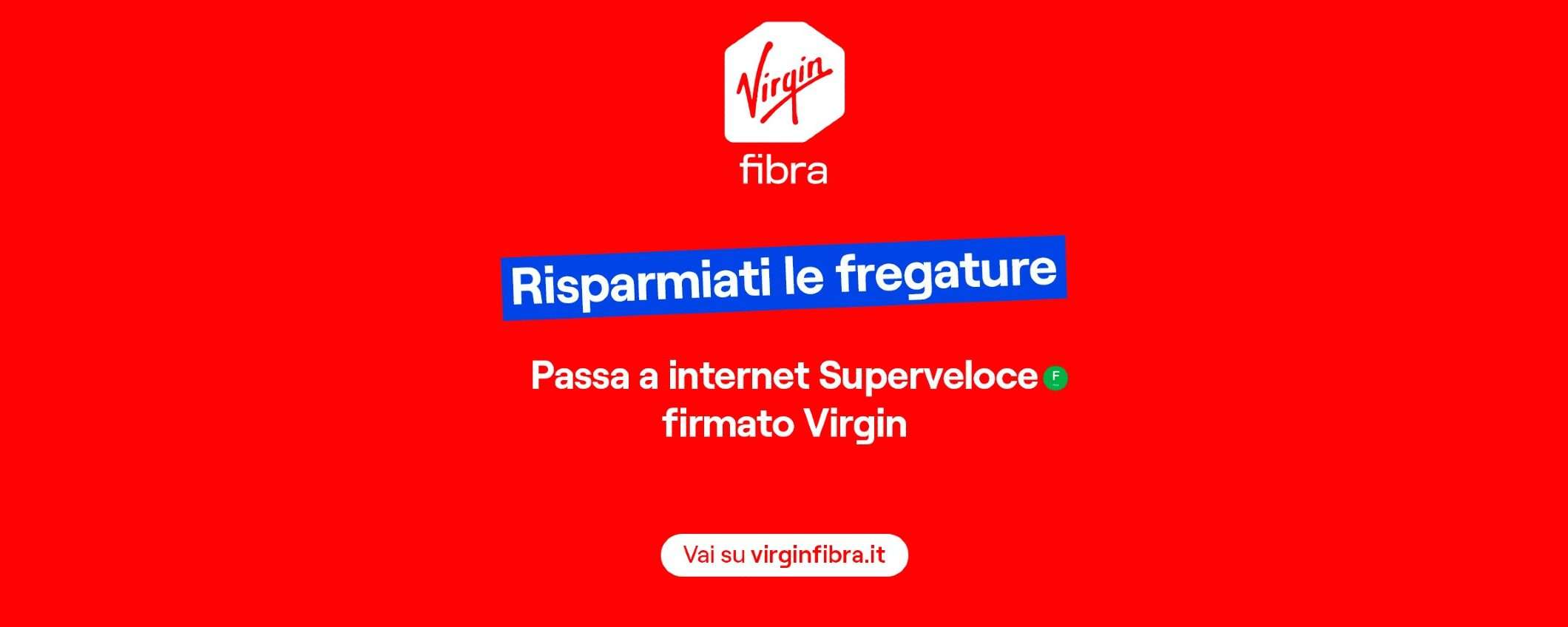 Virgin Fibra Business: FTTH a partire da 1,49€