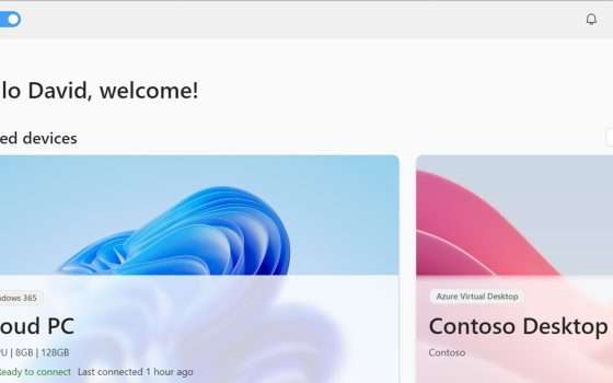App Windows per accedere al PC nel cloud anche da iOS e web