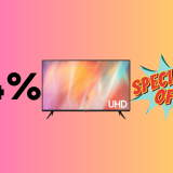 Smart TV Samsung Crystal UHD 4K in SUPER sconto a soli 357€