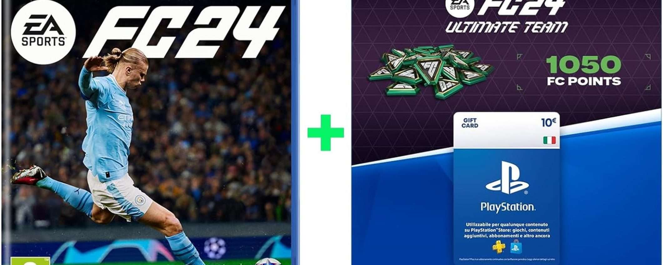 EA SPORTS FC 24 con Gift Card da 10€ per PS Store a soli 59€ su Amazon