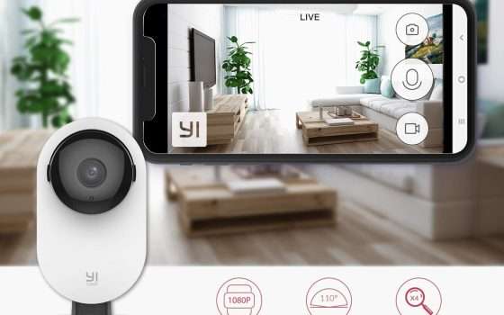 YI Smart Home Camera 1080p: a soli 17€ è tra le migliori offerte del giorno di Amazon