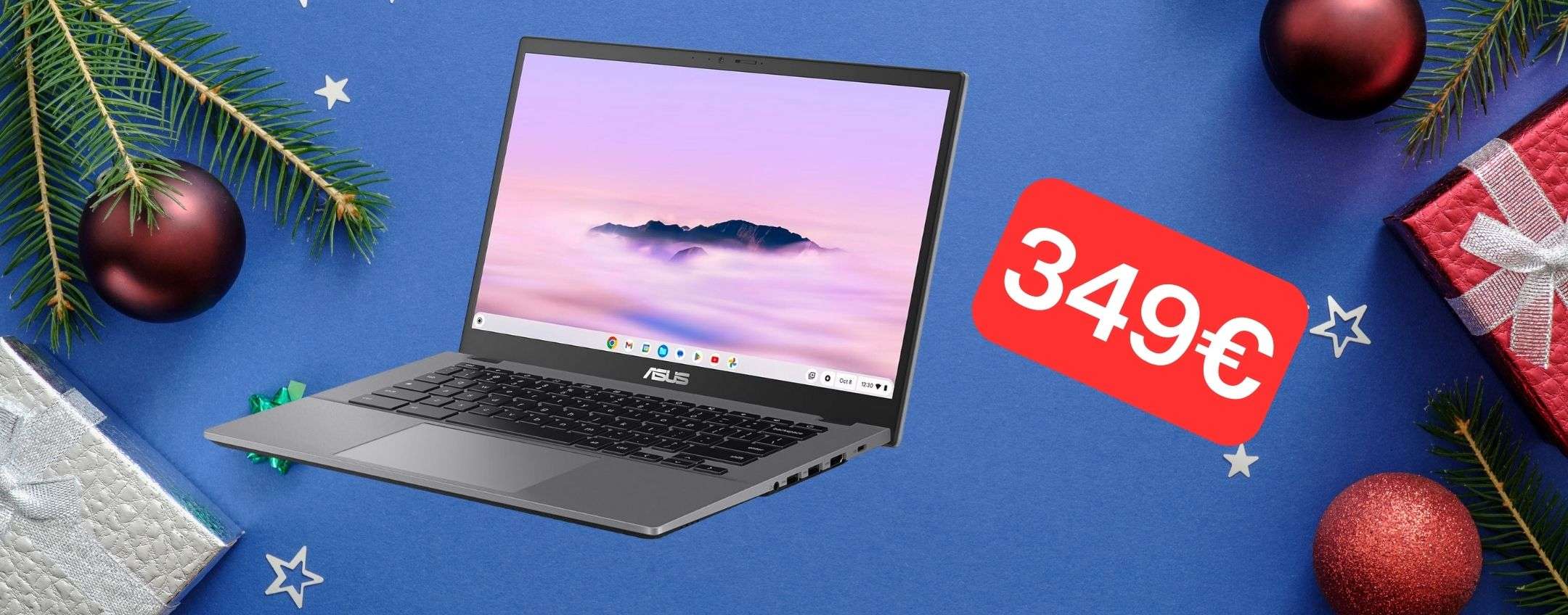 ASUS Chromebook Plus offerta Natale Amazon