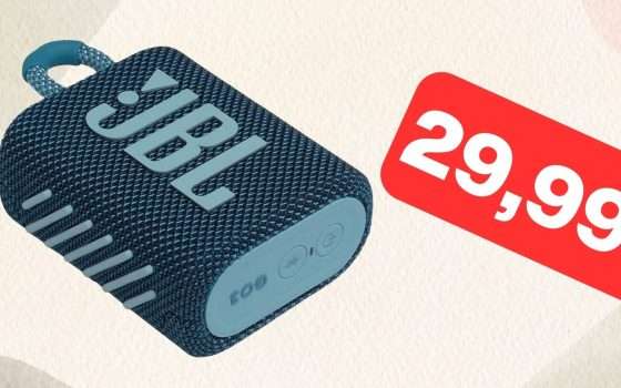 Altoparlante bluetooth JBL GO 3: su Amazon ti bastano 29,99 euro