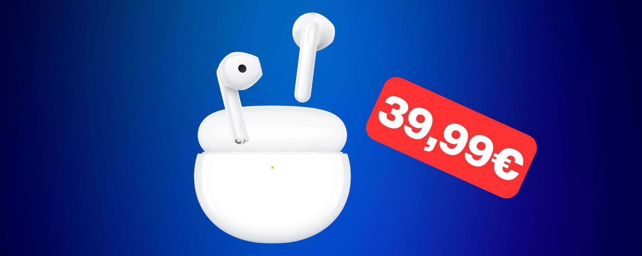 Auricolari bluetooth OPPO in offerta a soli 39,99 euro su Amazon
