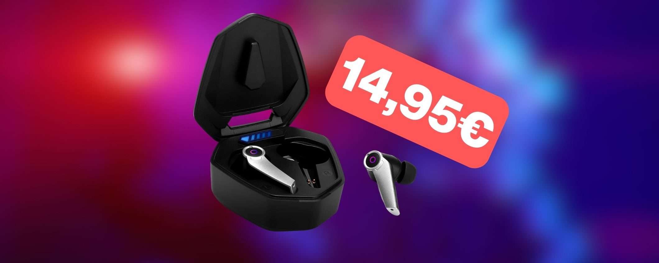 Cuffie bluetooth da gaming: prezzo SPROFONDATO su Amazon, solo 14,95€