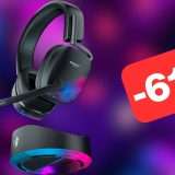 MEGA SCONTO per queste cuffie da gaming wireless con Audio 3D