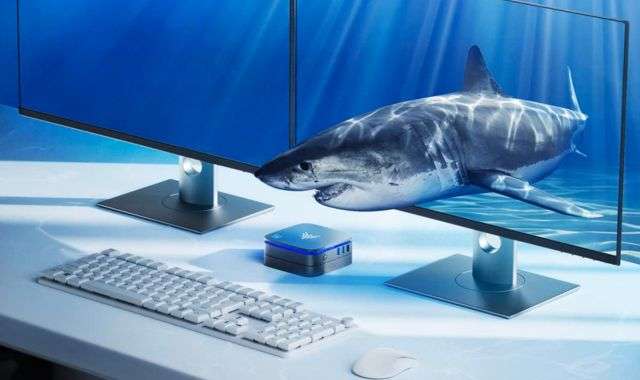 Doppio schermo Mini PC