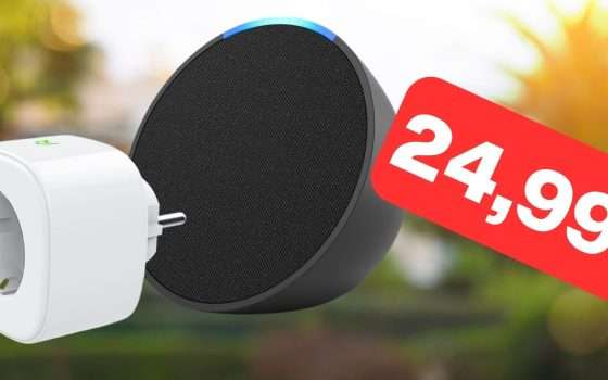 Echo Pop con Meross Smart Plug: bundle in OFFERTISSIMA Amazon (24,99€)