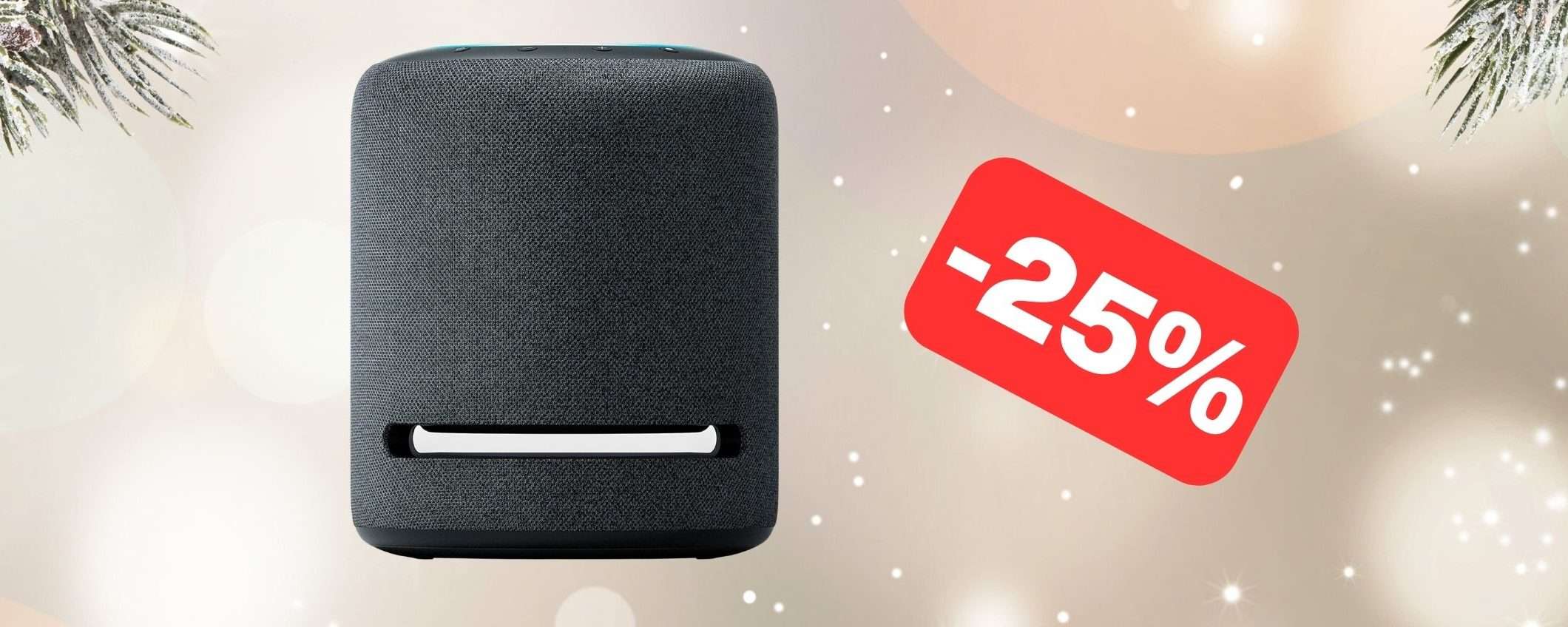 Echo Studio, il miglior altoparlante Amazon, è in offerta per Natale (-25%)