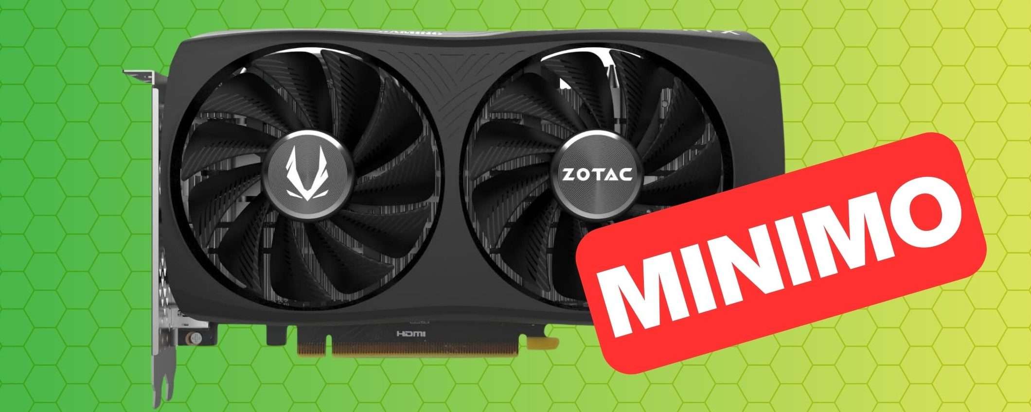 La GeForce RTX 4060 in OFFERTA LAMPO al minimo storico Amazon