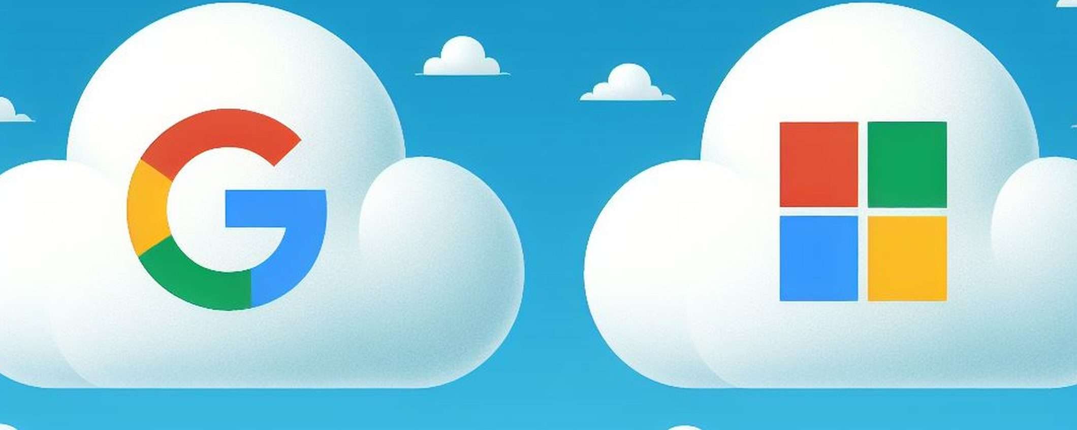 Mercato cloud: Google contro Microsoft nel Regno Unito