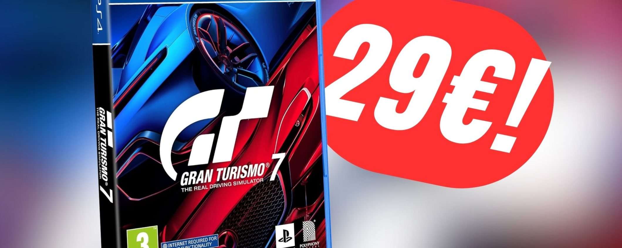 Scendi in pista con Gran Turismo 7 scontato del 58%!