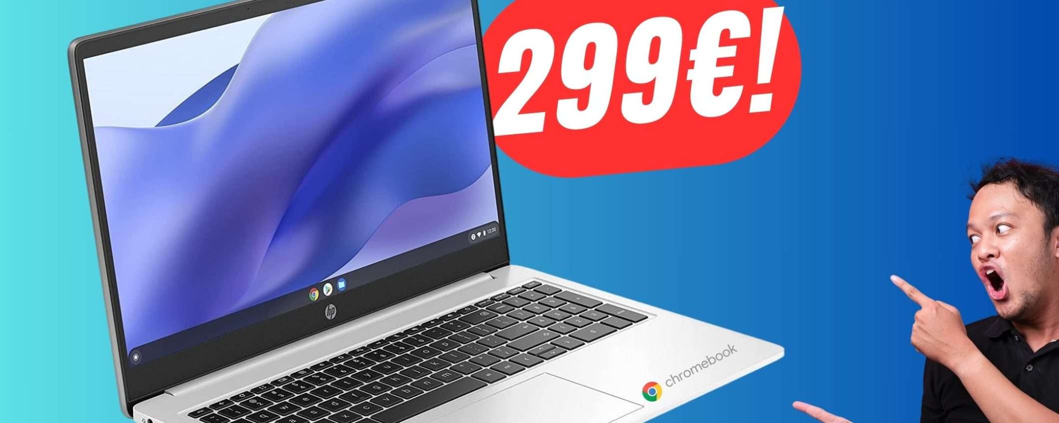 Il Chromebook di HP a un PREZZO FOLLE: appena 299€!