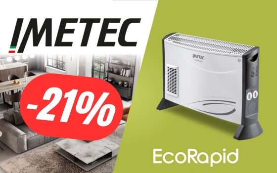 Con la Stufetta di Imetec, il freddo sarà solo un brutto ricordo!