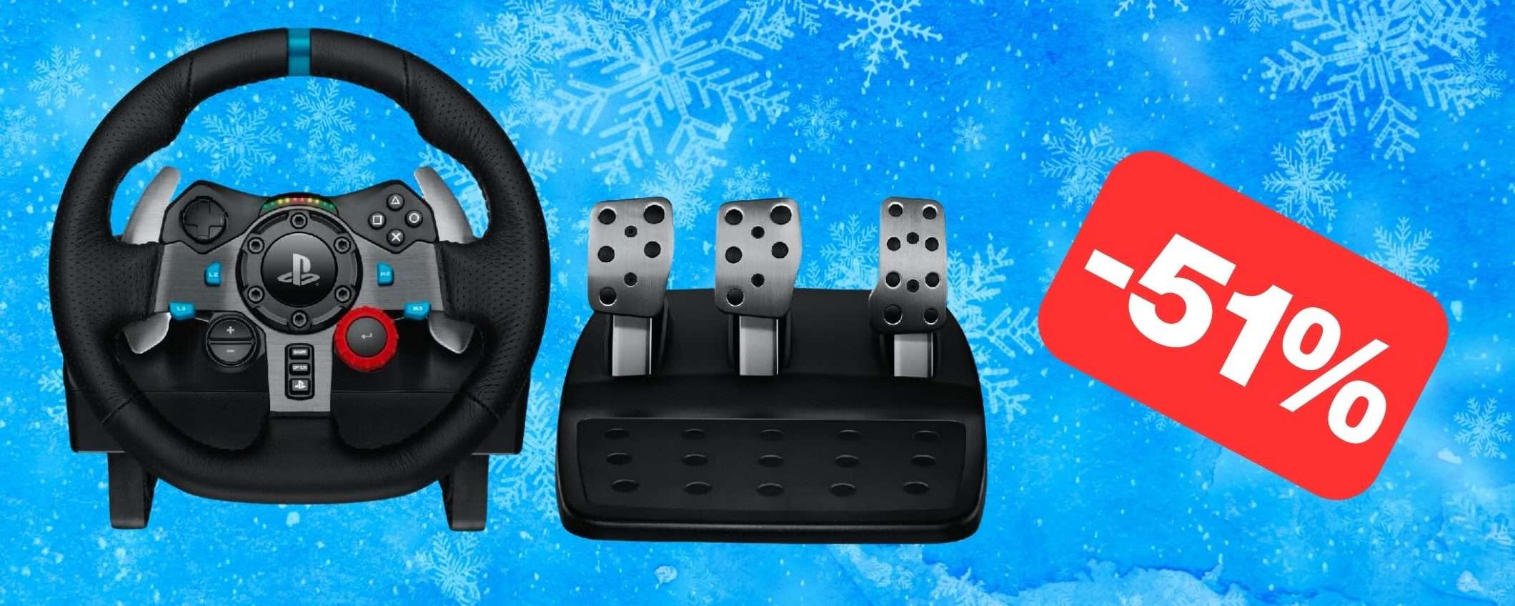 Il volante Logitech G29 è in MEGA SCONTO su Amazon (-51%)