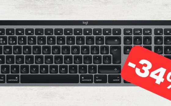 Logitech MX Keys: tastiera per Mac in ottimo SCONTO su Amazon (-34%)