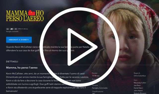 Mamma ho perso l'aereo streaming disney+