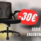 Questa sedia Ergonomica è comodissima (e SCONTATA di 30€ grazie al COUPON)