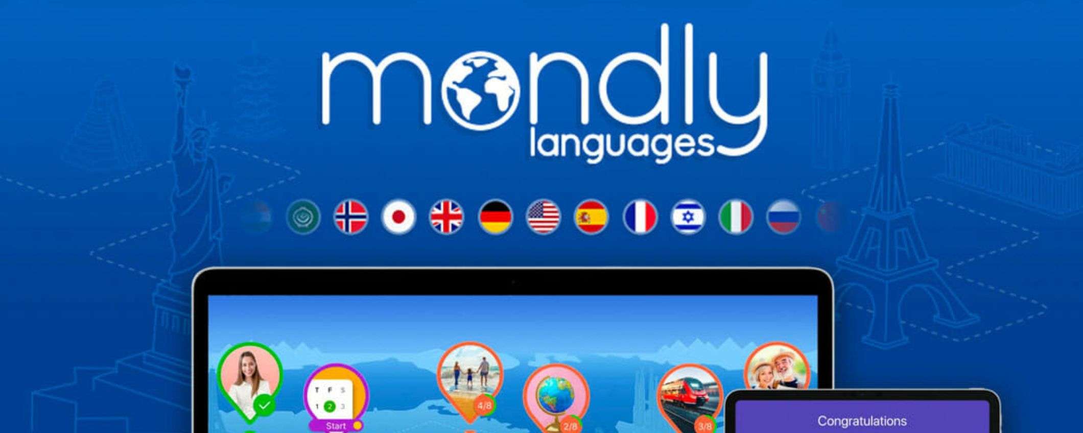 Mondly a -95%: imparare le lingue è veloce, facile e divertente