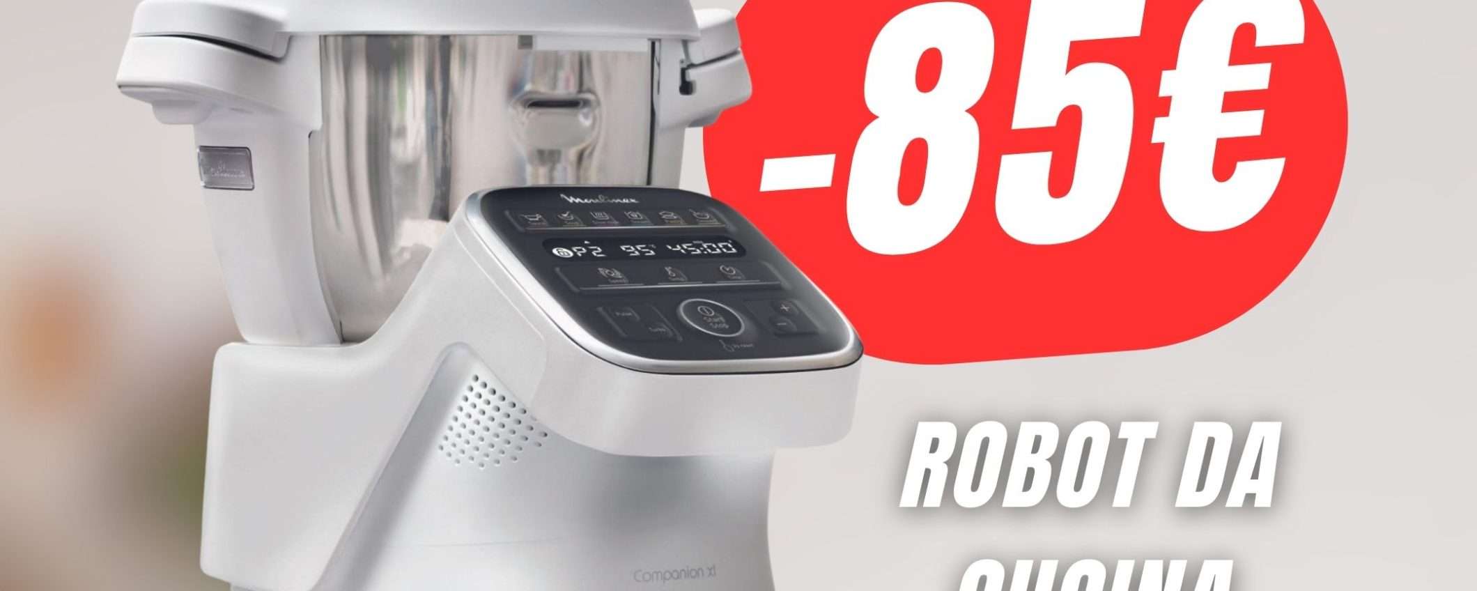 Il Robot da Cucina di Moulinex è scontato di 85€