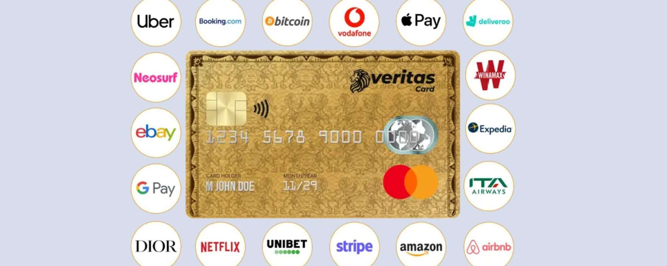Veritas: carta prepagata Mastercard con IBAN collegato
