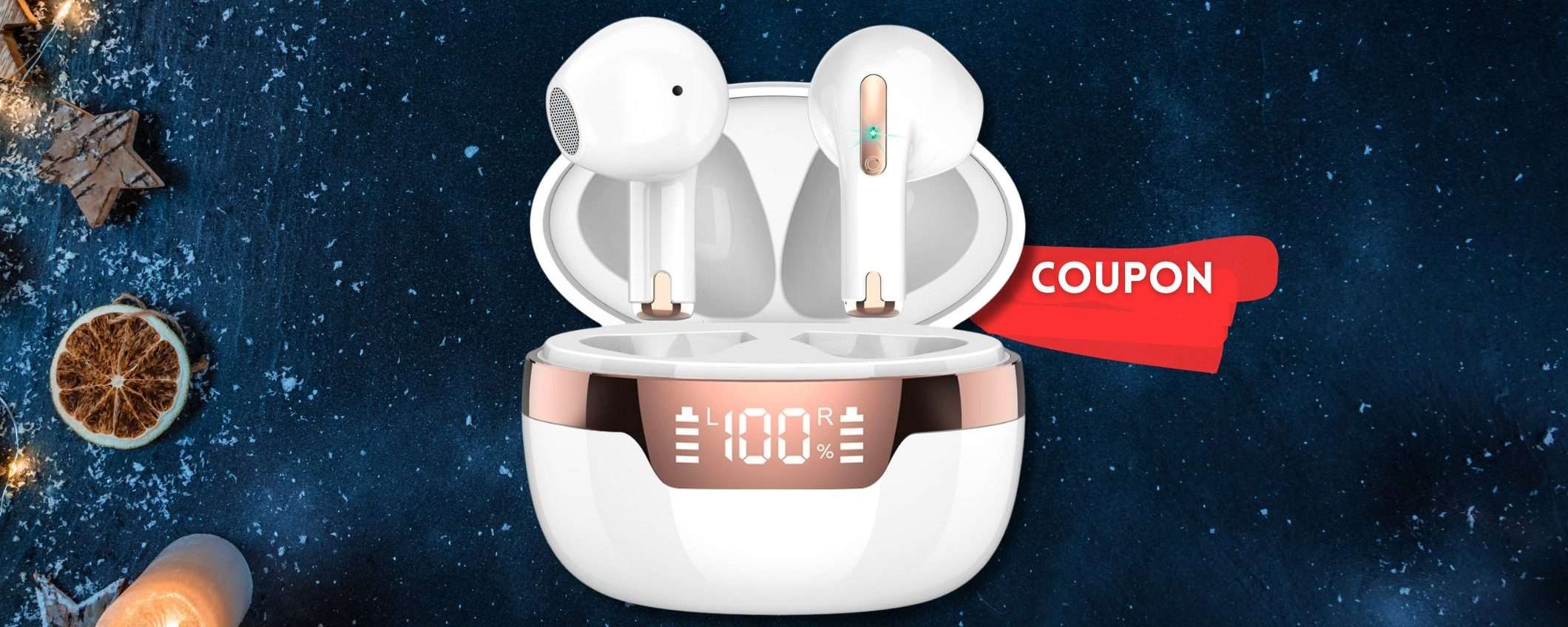 Design Mini, potenza Massima: auricolari TWS 5.3 con tutto GIUSTO