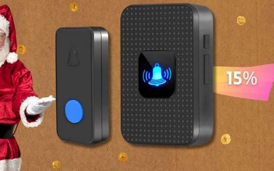 Campanello SENZA fili dalla portata INFINITA: 15€ occasione Amazon