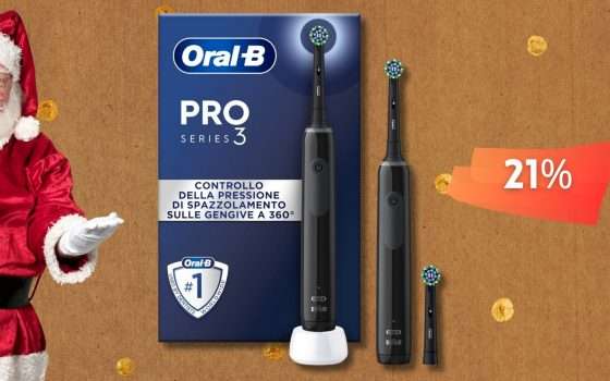 Oral-B l'ha fatto: RADDOPPIA con 2 spazzolini elettrici a prezzo MINI