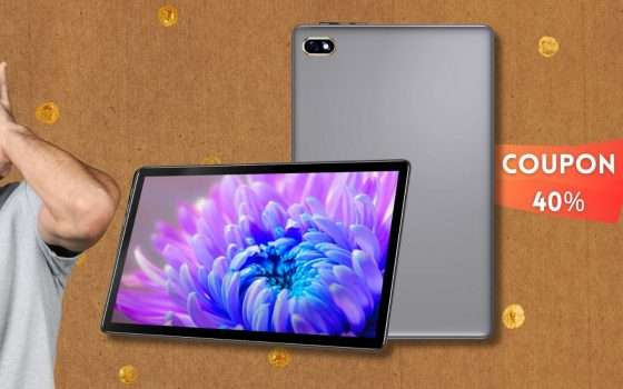 Prezzo STRACCIATO per questo tablet Android 10