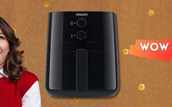 Mai stata così economica: Friggitrice Aria Philips 4L a soli 72€